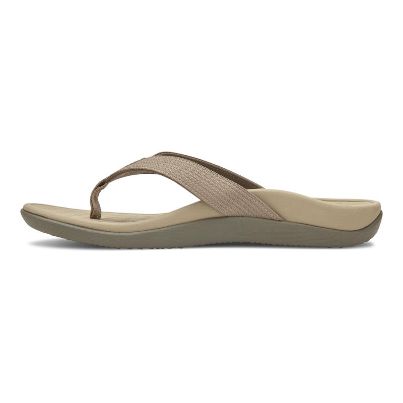 Vionic Unisex Wave Toe Post Sandal, 12 B(M) US Women / 11 D(M) US Men, (Khaki) - Image 2
